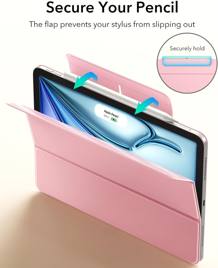 ESR für iPad Air 11 Zoll 2026 Hülle M4/M3/M2, iPad Air 5/4 Hülle (2025/2024/2022/2020) Starke Magnet
