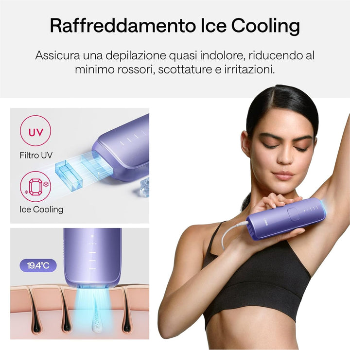 Ulike Air 3 Laser-Haarentfernung für Frauen & Männer,IPL Haarentfernungsgerät mit Saphir-Eiskühlsyst