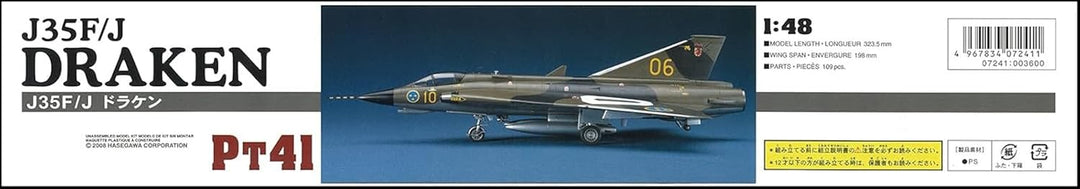 Hasegawa HAS PT41 - J35F/J Draken