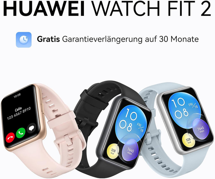 HUAWEI Watch FIT 2 Smartwatch, 1,74 Zoll FullView-Display, Blautooth-Anrufe, Gesundheitsmanagement,