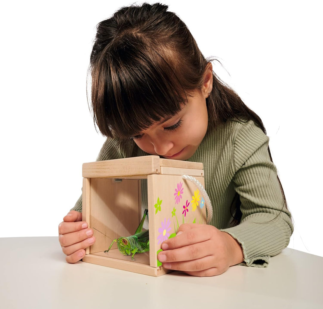 Eichhorn - Outdoor Insekten-Beobachtungsbox, zum zusammenbauen und bemalen, inkl. Farbe und Pinsel,