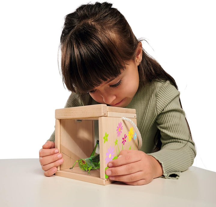 Eichhorn - Outdoor Insekten-Beobachtungsbox, zum zusammenbauen und bemalen, inkl. Farbe und Pinsel,