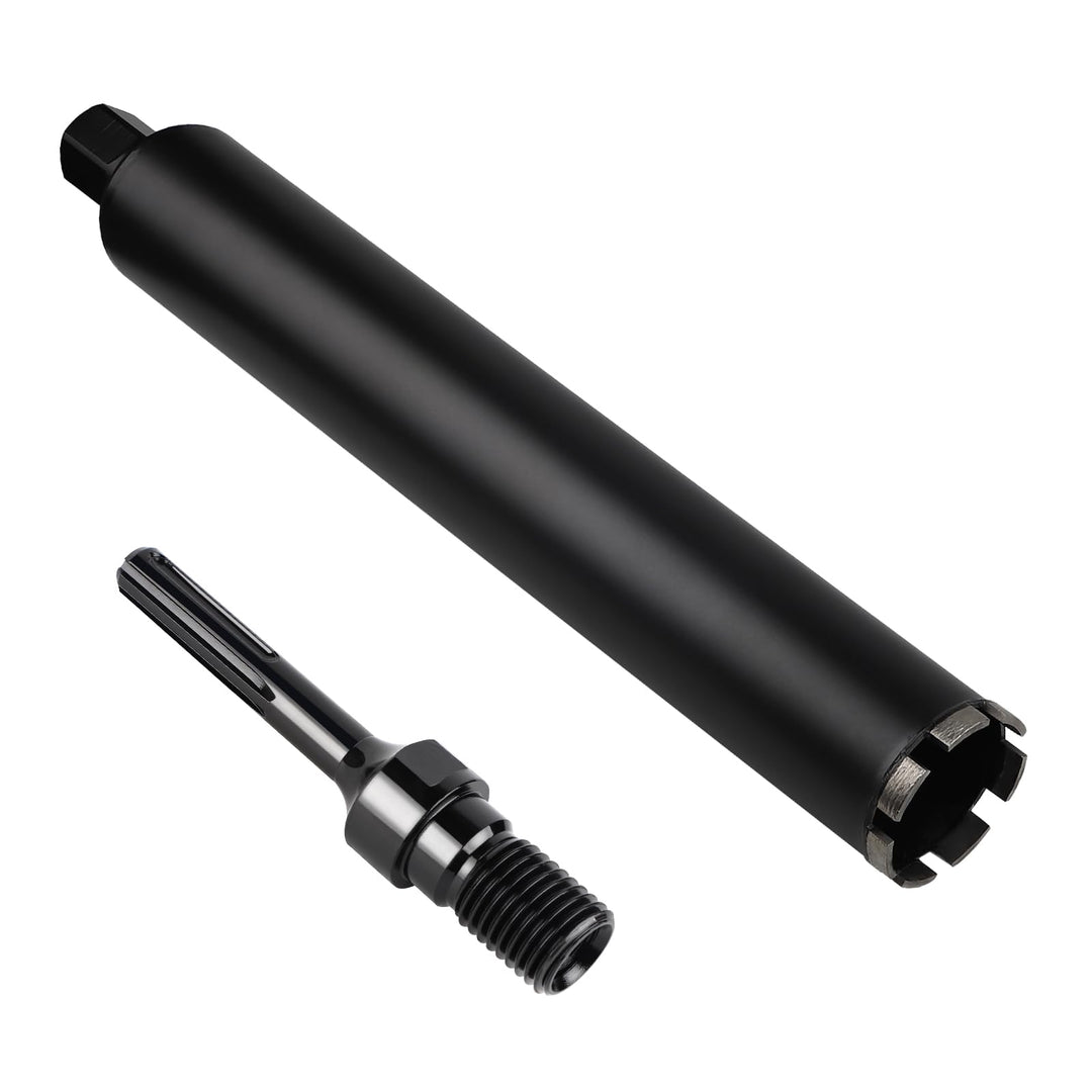 CPROSP 1¼" UNC Diamantbohrkrone ø52MM, L 420mm, Kernbohrkrone mit SDS MAX Adapter, Bohrkrone für Nas