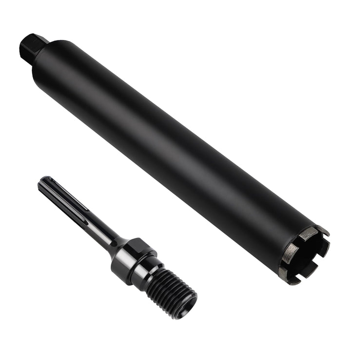 CPROSP 1¼" UNC Diamantbohrkrone ø52MM, L 420mm, Kernbohrkrone mit SDS MAX Adapter, Bohrkrone für Nas