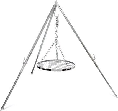 Petromax Dreibein-Set mit Dutch Oven inkl. Zubehör, Set aus Dreibein, Dutch Oven, Dreibein Tasche, H