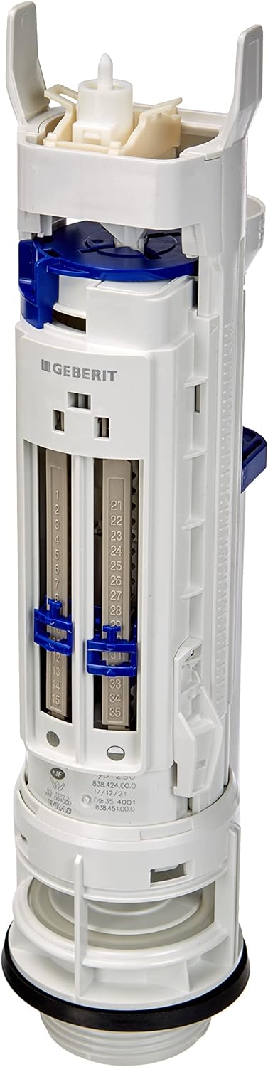 Geberit Spülventil Typ 290 2-Mengen-Spülung zu Keramik-Spülkästen 282350212, weiss, 1