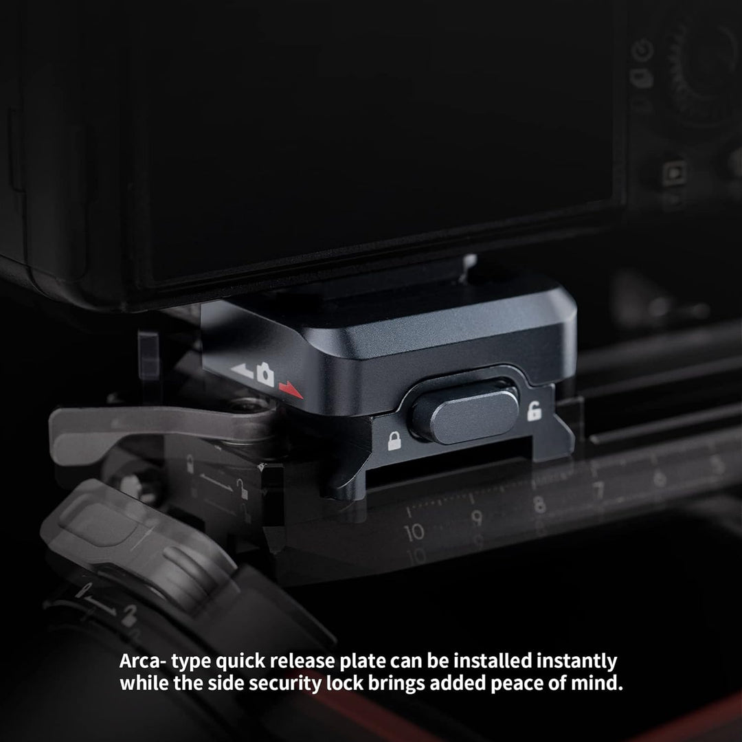 PGYTECH Kamera Schnellwechselplatte mit Klemme für DJI Ronin Stabilisator, Arca Swiss Schnellwechsel