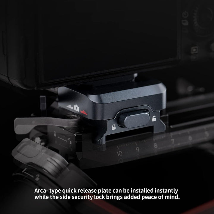 PGYTECH Kamera Schnellwechselplatte mit Klemme für DJI Ronin Stabilisator, Arca Swiss Schnellwechsel