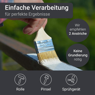 WO-WE Metalllack Metallfarbe Buntlack W900 Decklack für Metall Stahl Eisen Feuerrot ähnl. RAL 3000 2