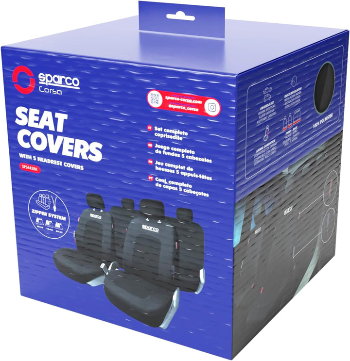 Sparco SPORTABZEICHEN-Set SCHWARZ, SPCS442BK SPORT SCHWARZ, SPORT SCHWARZ
