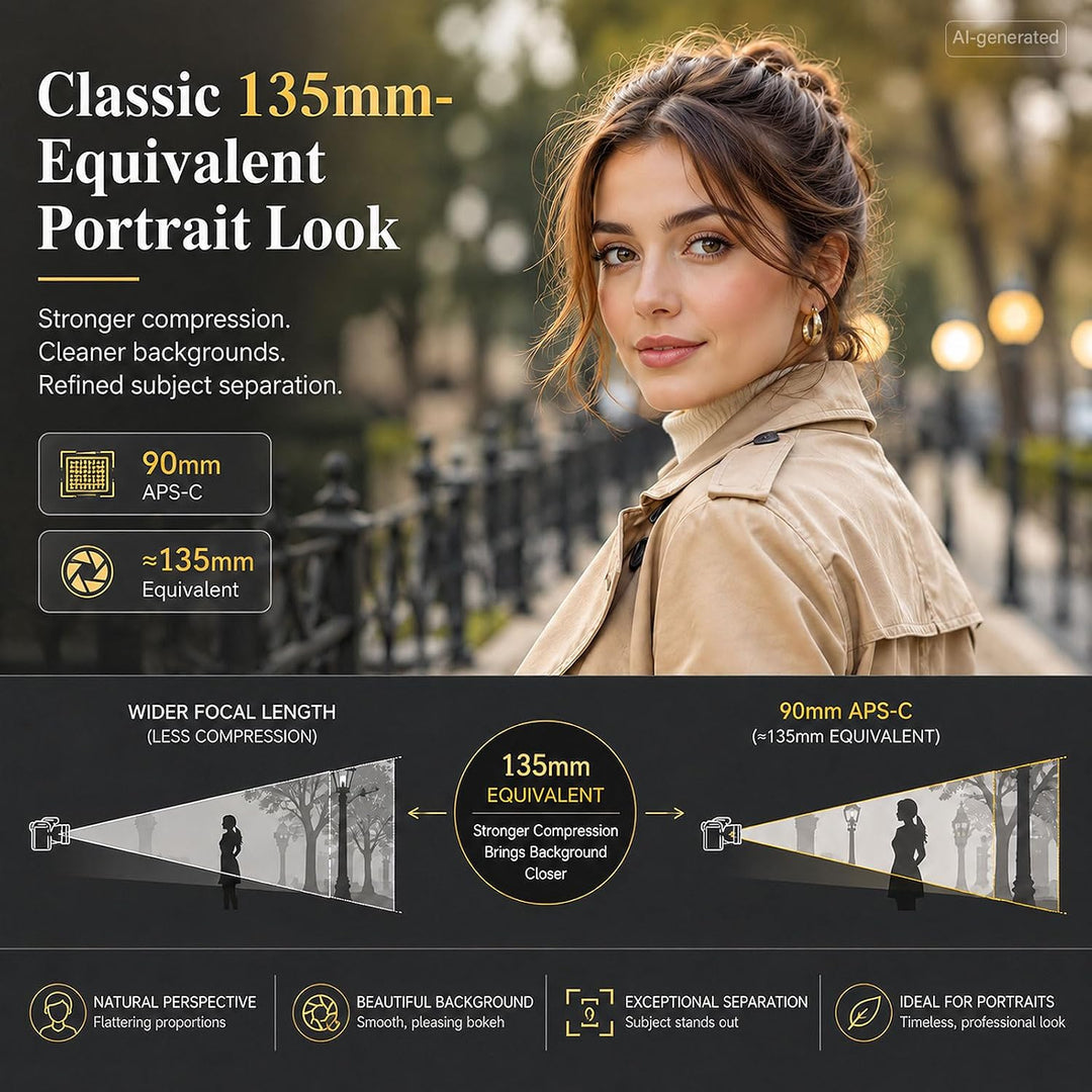 VILTROX 90mm F2.2 EVO Z Mount Kamera Objektiv kompatibel mit Nikon Z Camera Lenses APS-C mit Grosser