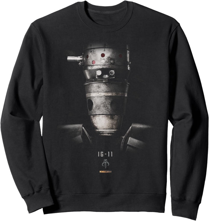 Star Wars The Mandalorian IG-11 Dark Portrait Sweatshirt
