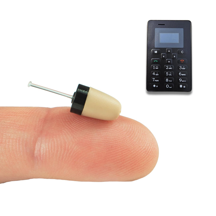 PingaOculto SpionageKopfhörer Prüfung GSM Mini VIP Pro Unsichtbare Kopfhörer für NanoSIM mit Mikrofo