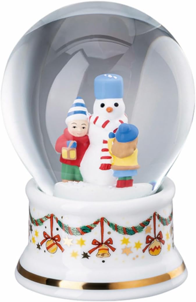 Schneekugel 2024-Weihnachtsleuchten 8 cm