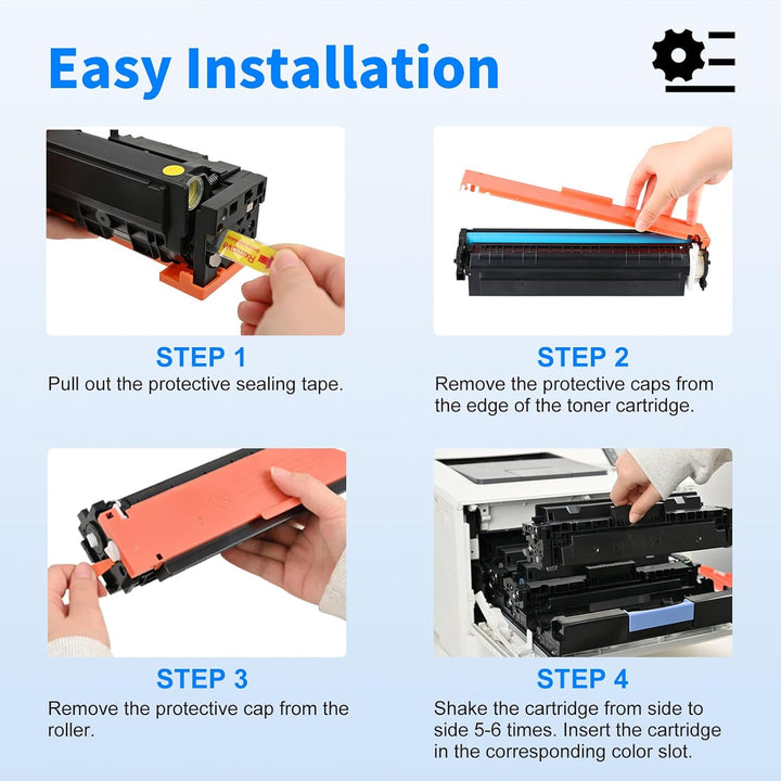 MYCARTRIDGE 415A (Mit Chip) Toner Kompatibel für HP 415A 415X W2030A W2030X Toner Kompatibel für HP