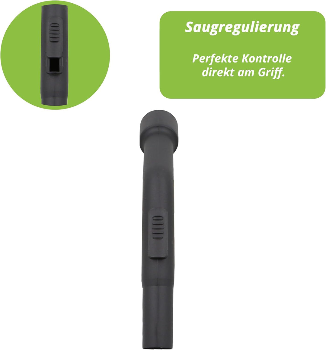 Staubsaugerladen.de Universal Handgriff für Staubsauger – Ersatzgriff für 32 mm Staubsaugerrohr, erg