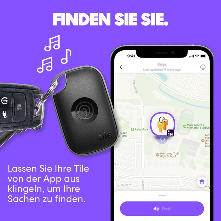Tile by Life360 Pro (2024) – Leistungsstarker Bluetooth-Tracker, Schlüssel- und Gegenstandsfinder fü