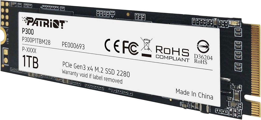 Patriot P300 M.2 PCIe Gen 3x4 1 TB SSD