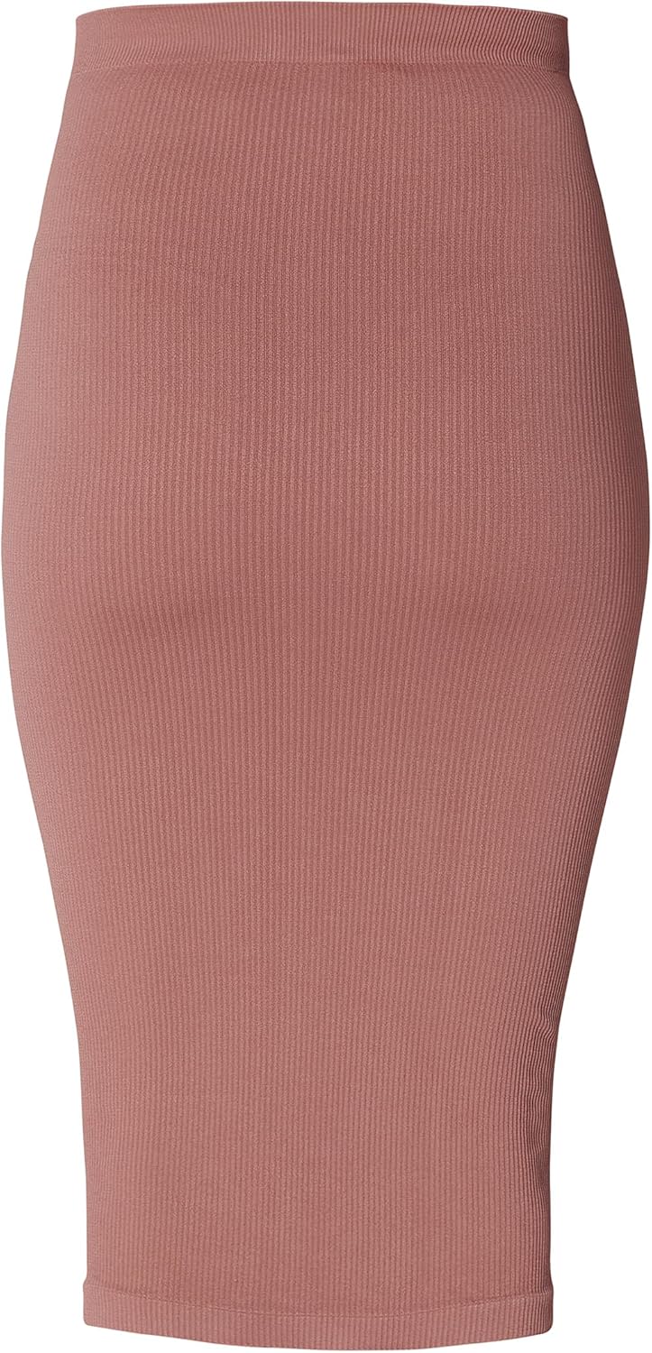 Noppies Damen Ema Seamless Rib Skirt OTB Rock, Burlwood - N143