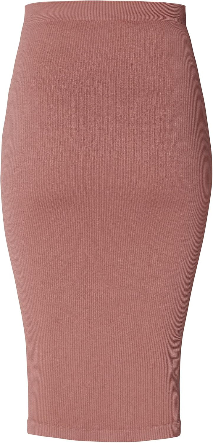 Noppies Damen Ema Seamless Rib Skirt OTB Rock, Burlwood - N143