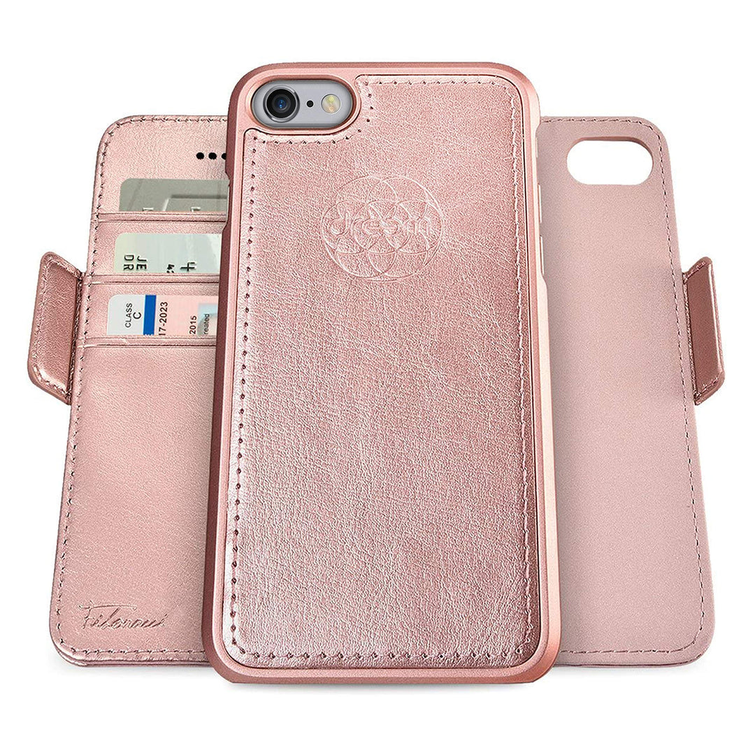 Dreem Fibonacci 2in1 Handyhülle Flipcase für iPhone 6/6s Plus | Magnetisches iPhone Case | TPU Etui