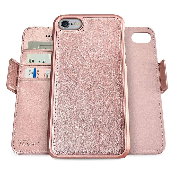 Dreem Fibonacci 2in1 Handyhülle Flipcase für iPhone 6/6s Plus | Magnetisches iPhone Case | TPU Etui