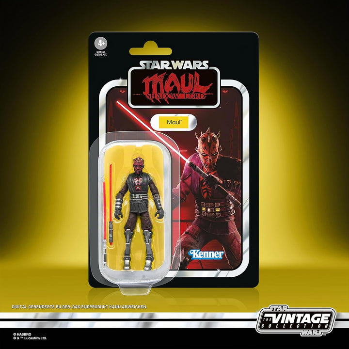 Star Wars The Vintage Collection Maul, Action-Figur zum Sammeln zu Maul − Shadow Lord (9,5 cm)