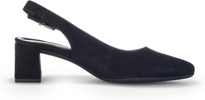 Gabor Damen Slingpumps, Frauen Absatzschuhe,Moderate Mehrweite (G) 39 EU Schwarz 47, 39 EU Schwarz 4