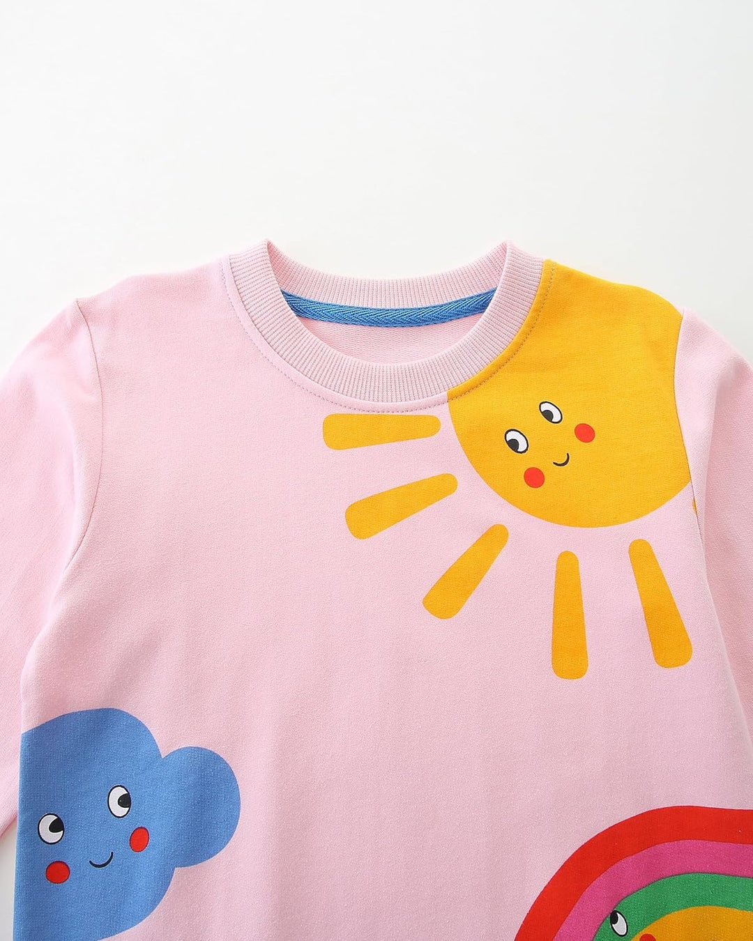 CM-Kid Sweatshirt Mädchen Langarm Pullover Kinder Shirts Baumwolle Warm Tops 1-7 Jahre Gr.92-122 104