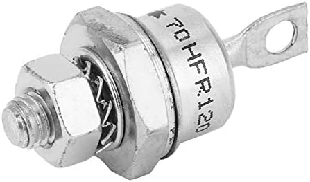 5 Paare 70HFR120 70HF120 Gleichrichterdiode 70A 1200V Spiralgleichrichterdiode zum Laden der Batteri