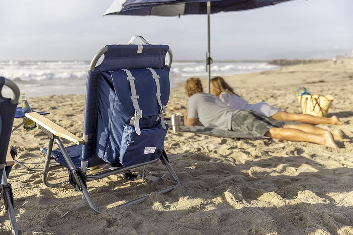 Sport-Brella Unisex-Erwachsene SunSoul Rucksack Stuhl, Navy, Einheitsgrösse