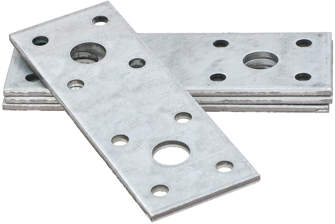 KOTARBAU Lochplatten 116 x 40 mm Verzinkt Silber Flachverbinder Holzverbinder Innen – Aussenbereich