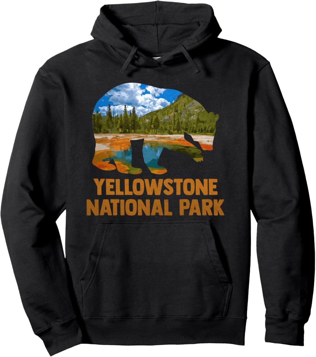 USA Amerika Nationalpark - Yellowstone National Park Pullover Hoodie
