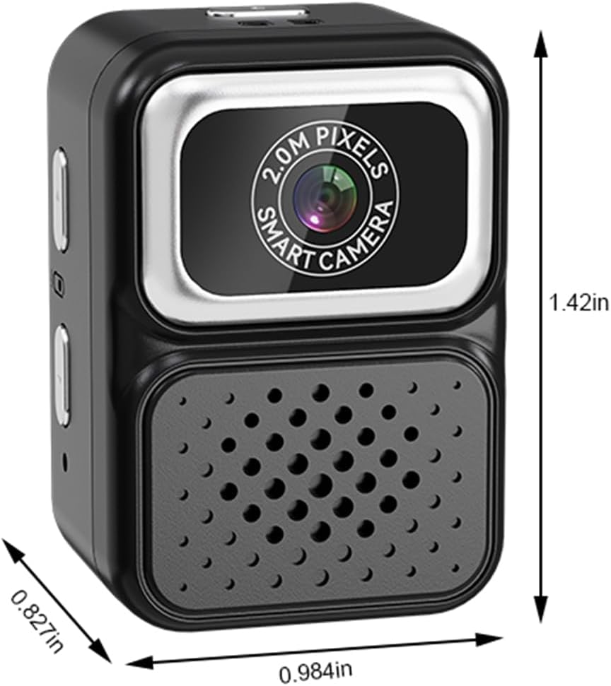 VBESTLIFE Tiny Keychain -Kamera, 1080p HD -Video 2MP Foto Tragbare Digitalkamera mit 0,96 Zoll Farbb