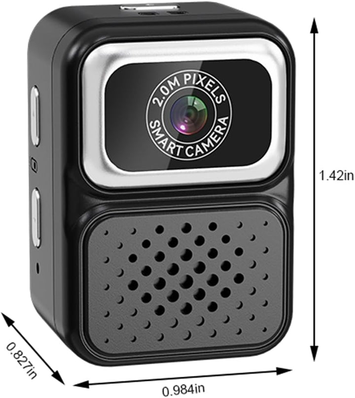 VBESTLIFE Tiny Keychain -Kamera, 1080p HD -Video 2MP Foto Tragbare Digitalkamera mit 0,96 Zoll Farbb