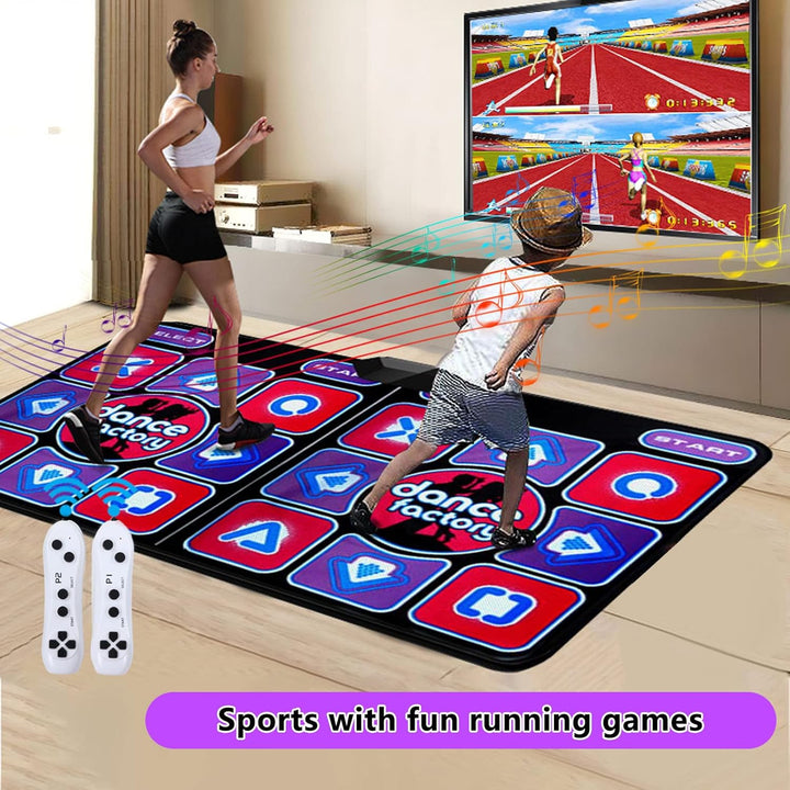 Wakects Elektronische Tanzmatte for Kids,Girls Music Dance Play Mat with USB und Fernbedienung,Wirel