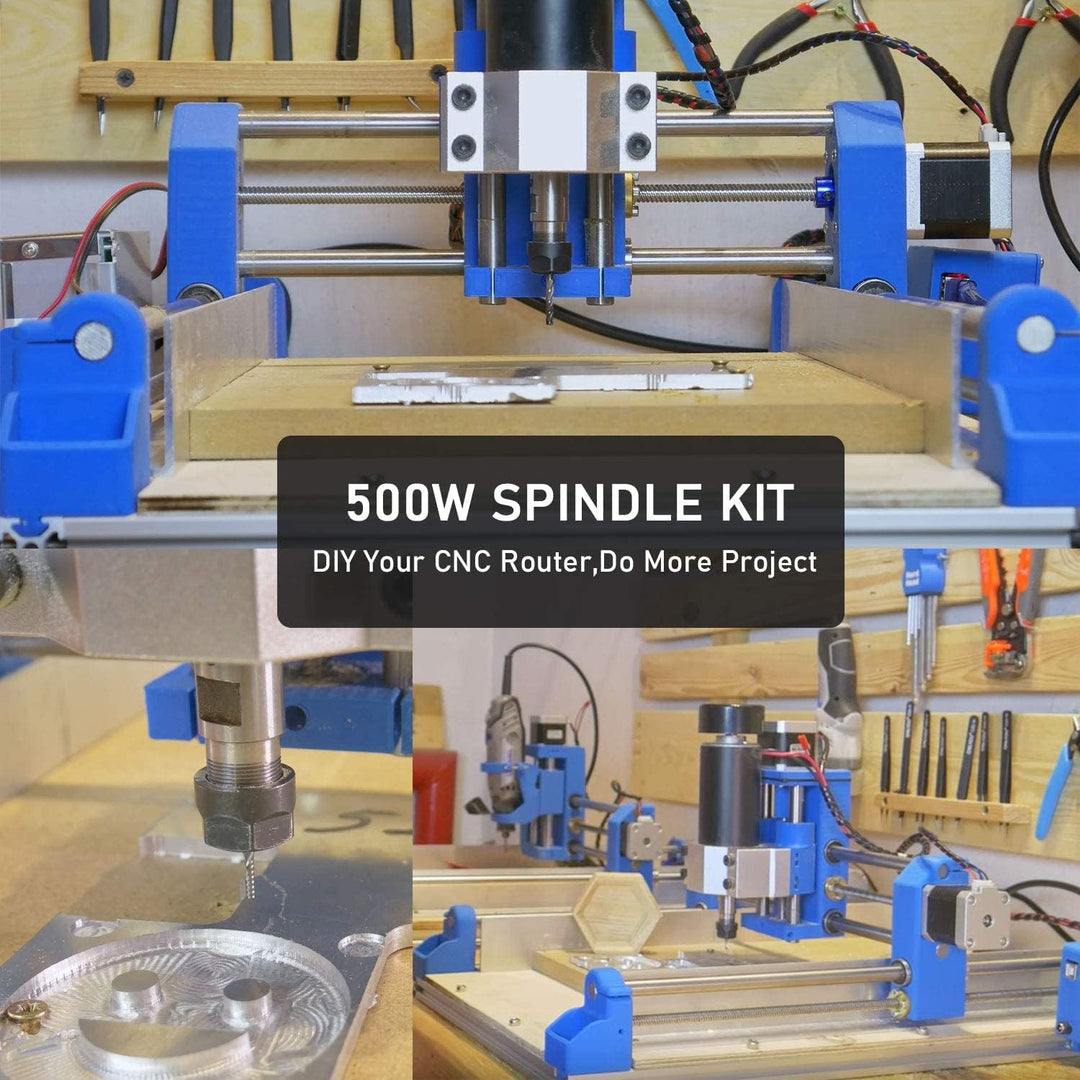 Daedalus CNC Gebürsteter Spindelmotor Set, 500 W,ER11 500W ER11 Kit