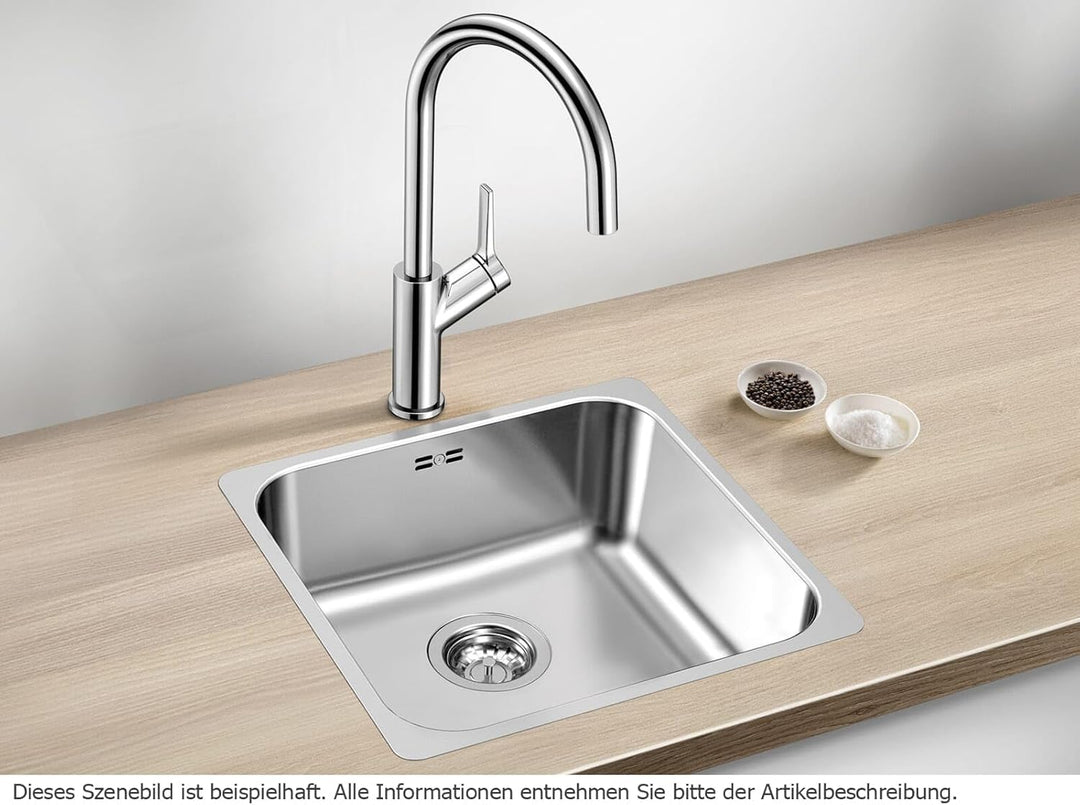 BLANCO SUPRA 400-IF R12 | Edelstahl | Einbauart: Einbau von Oben & Flächenbündig | ohne Ablauffernbe