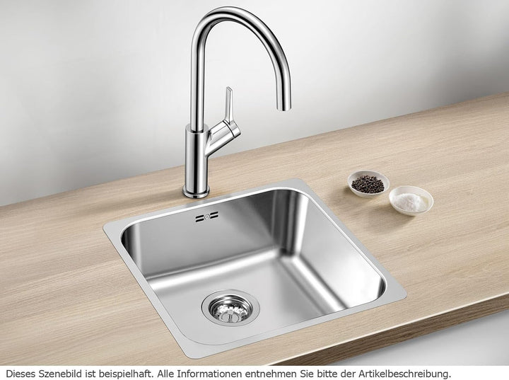 BLANCO SUPRA 400-IF R12 | Edelstahl | Einbauart: Einbau von Oben & Flächenbündig | ohne Ablauffernbe