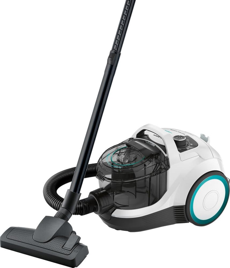 Bosch Serie 4 BGC21HYG1, Beutelloser Schlitten-Staubsauger, Weiss, 550 watts