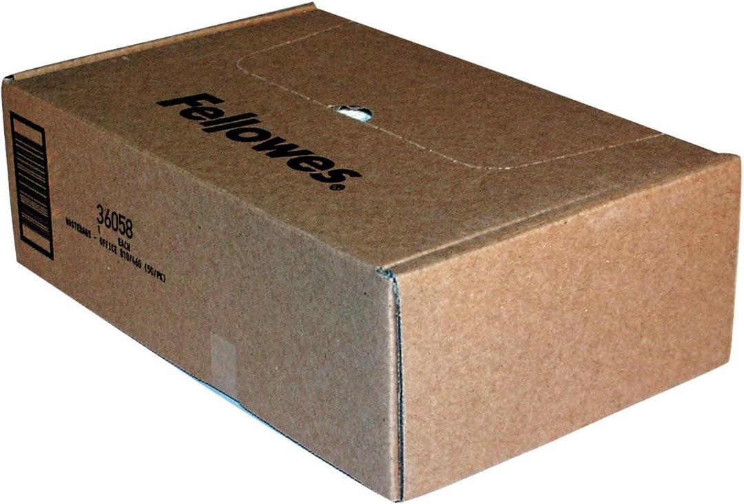 Fellowes 3605801 Aktenvernichter Abfallbeutel, 50 Stück, 121-143 L