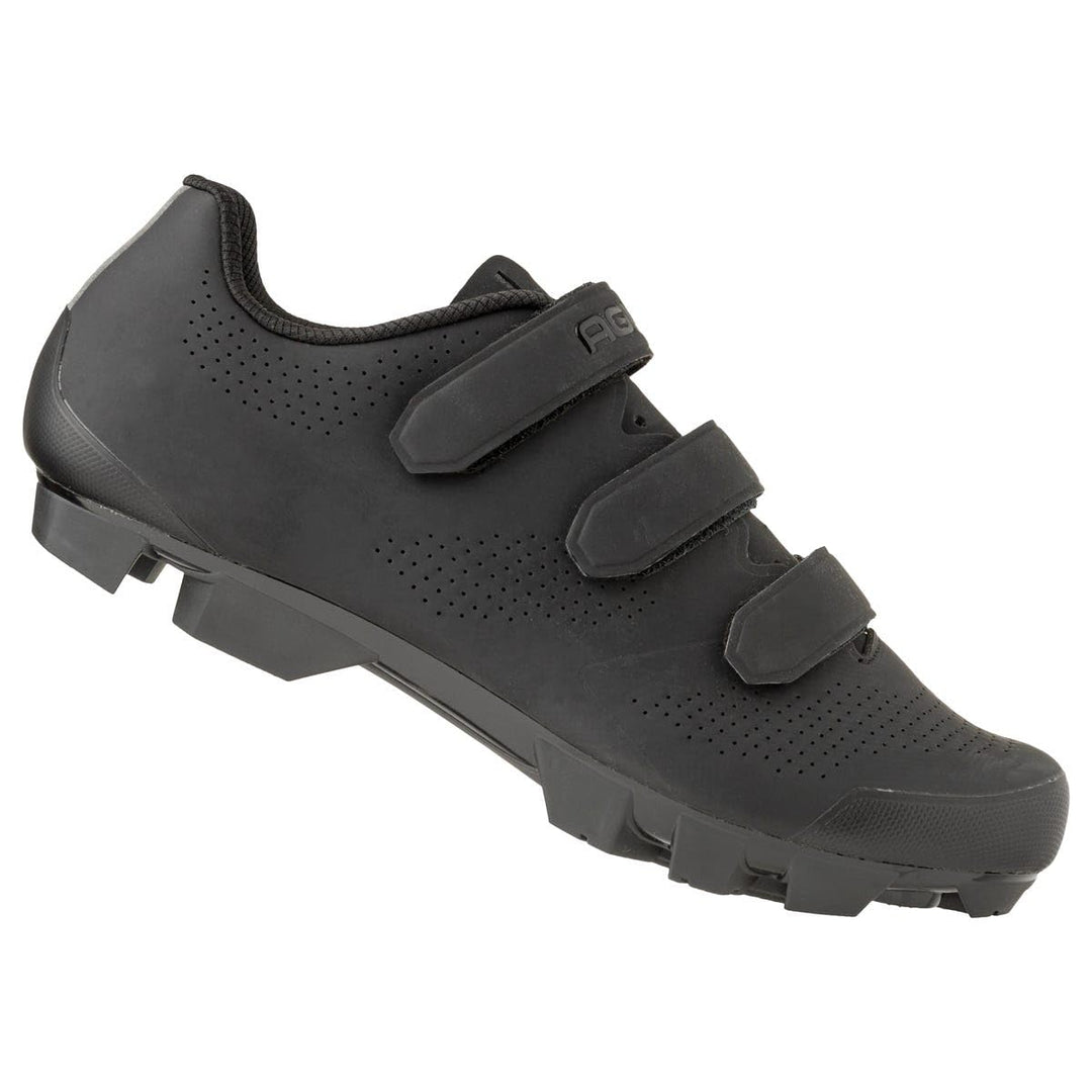 AGU Unisex Scarpe MTB M410 Unisex Nero - Suola in Nylon E Chiusura inScarpe MTB M410 Unisex Nero - S