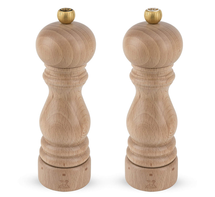 PEUGEOT - Paris u'Select 18 cm Pepper and Salt Mill Set - 6 Predefined Grind Settings - Powdered Sal