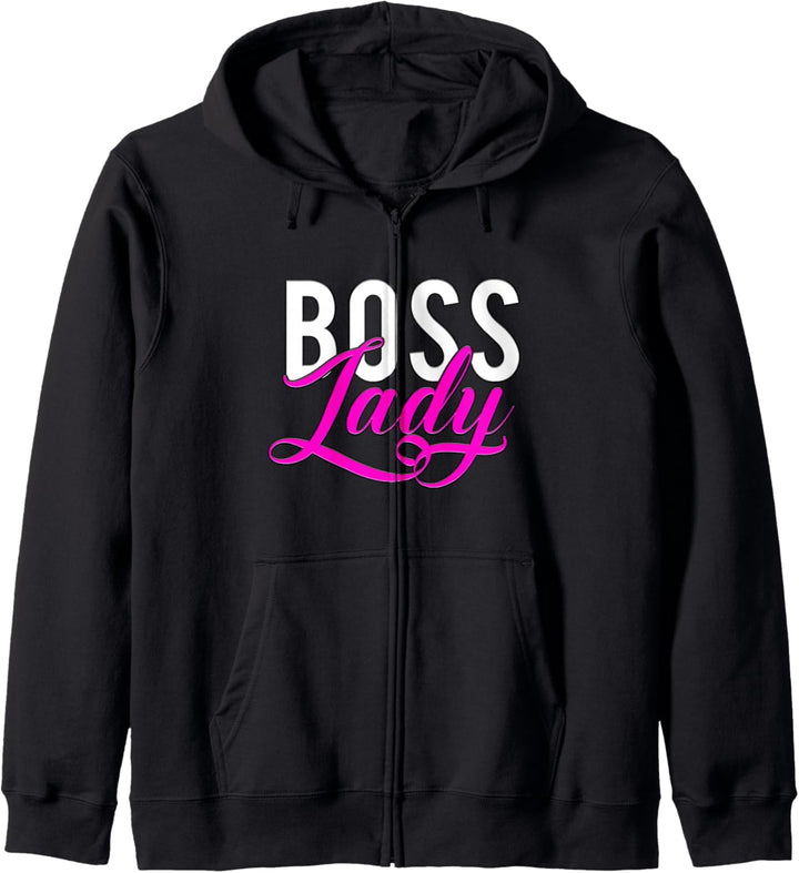 Boss Lady Entrepreneur Business Spruch Kapuzenjacke