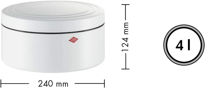 Wesco Classic Line Gebäckdose Stahlblech 24 x 24 x 12.5 cm Mandel, Mandel