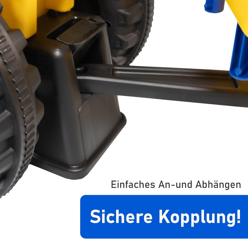 Rutschauto Traktor New Holland ab 1 Jahr | Kinderauto mit Anhänger | Rutschfahrzeug mit Schaufel und