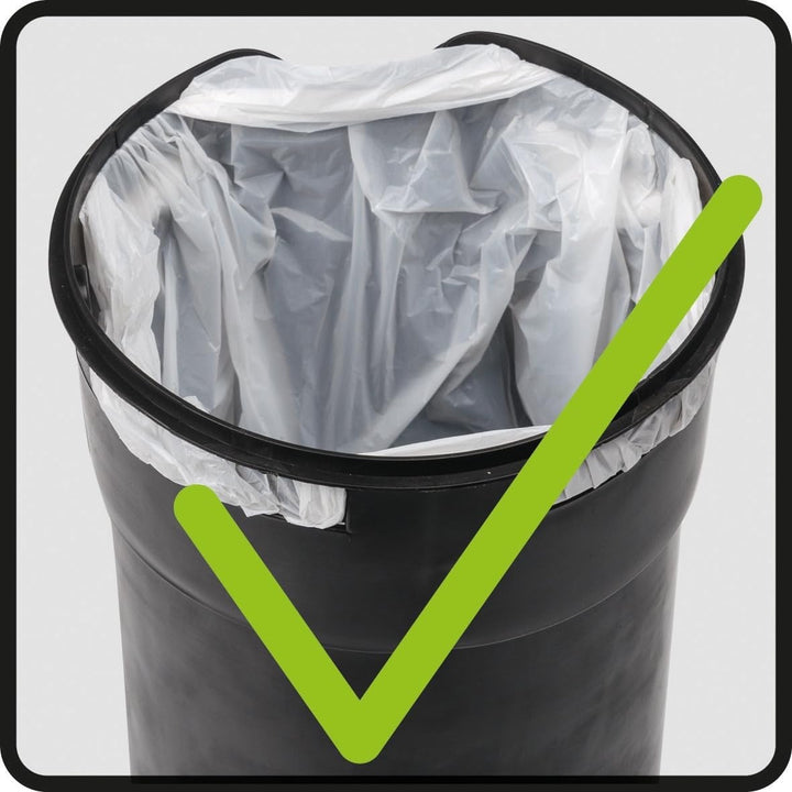 WENKO Treteimer Mod. Leman, 5 Liter, mit herausnehmbarem Einsatz, aus lackiertem Stahl, 21 x 24 x 28