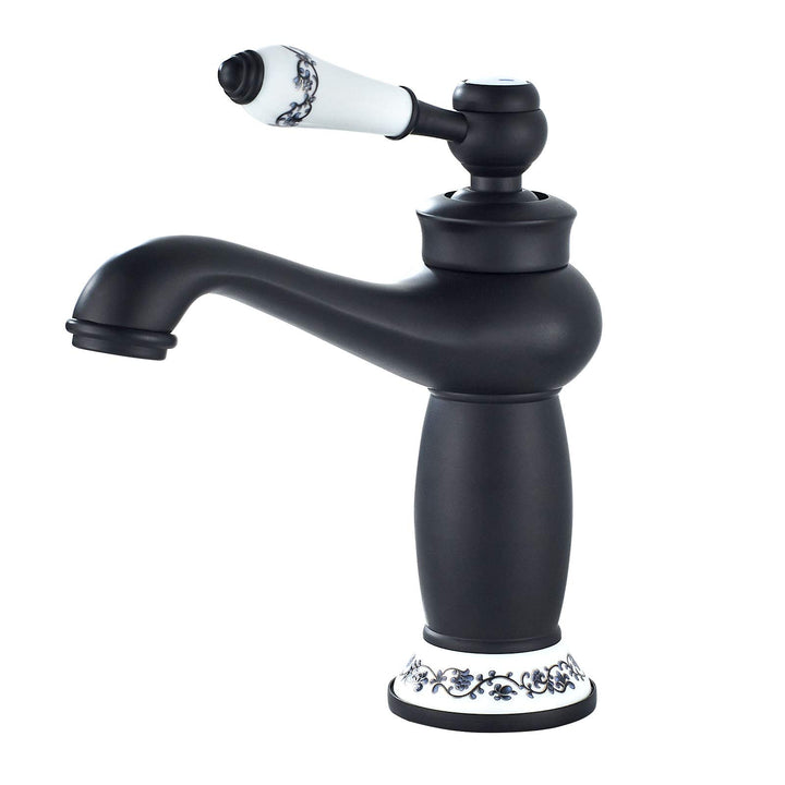 Namuoto Wasserhahn Bad Schwarz Wasserhahn für Bad Waschbecken Armaturen Waschtischarmatur, Einzelne