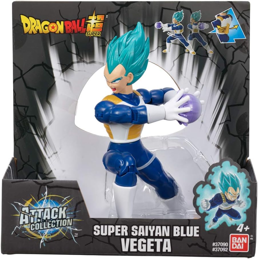 Bandai – Dragon Ball Super – Figur Attack-Kollektion – Super-Saiyajin Blue Vegeta – 37092J, Vegeta