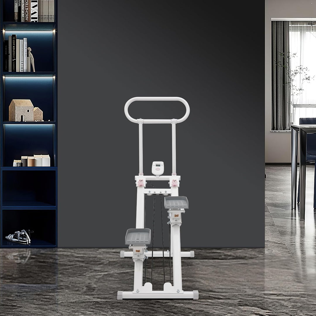 Stair Stepper für Zuhause, Vertikale Klettermaschine, Vertical Climber Maschine, Kreuztrainer mit LC